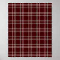 Dark Burgundy Gingham
