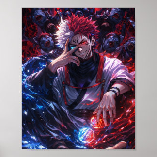 Póster Dark Elemental Sorcerer Poster – GOJOXSUKUNA