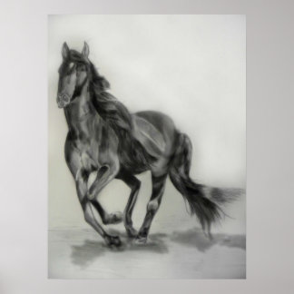 Póster dark horse drawing