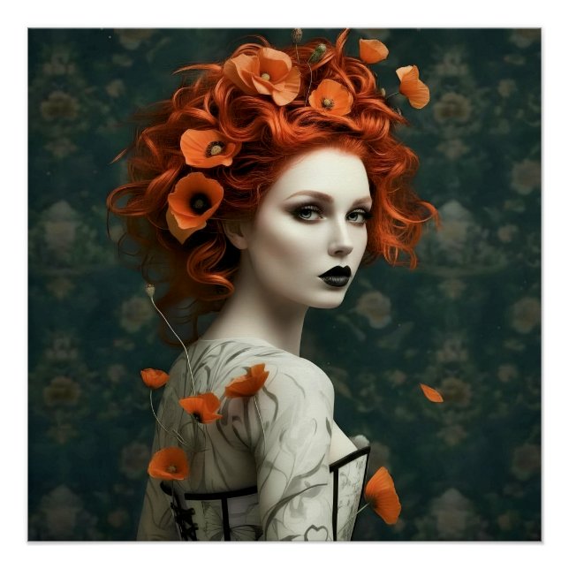 Póster Dark Romantic Gothic Design (Anverso)