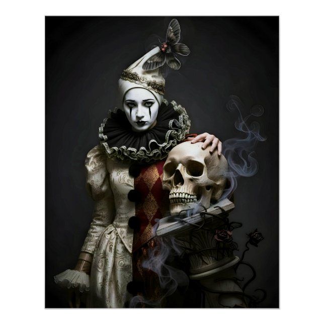 Póster Dark Romantic Gothic Design (Anverso)