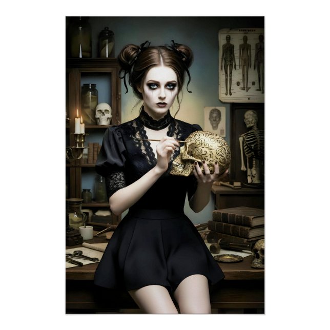 Póster Dark Romantic Gothic Design (Anverso)