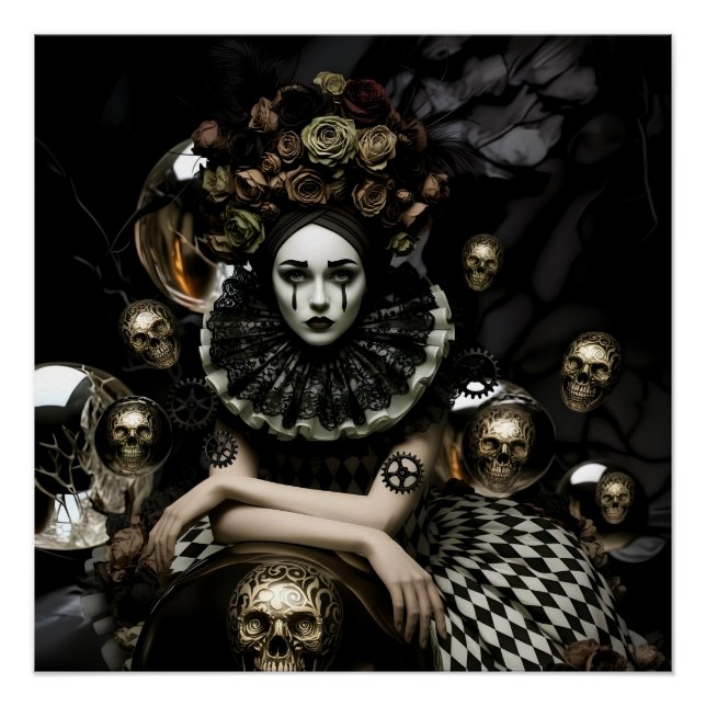 Póster Dark Romantic Gothic Design (Anverso)