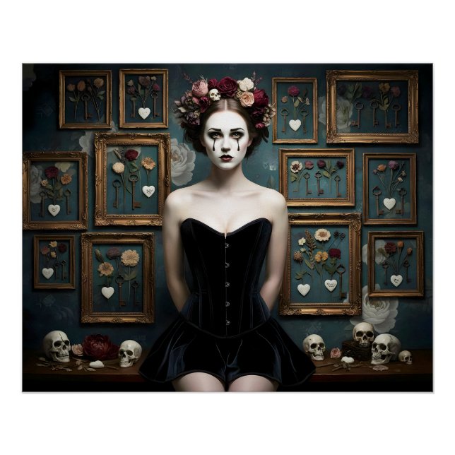 Póster Dark Romantic Gothic Design (Anverso)