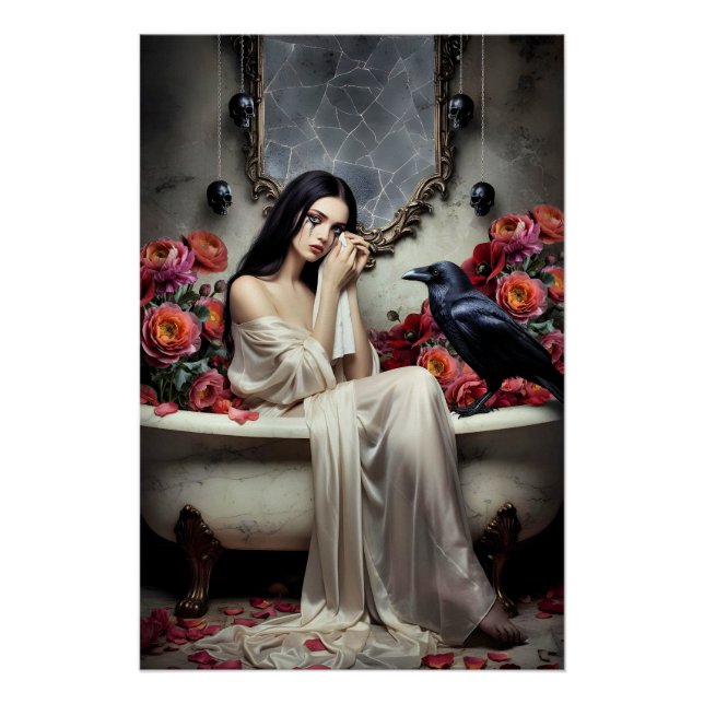 Póster Dark Romantic Gothic Design (Anverso)