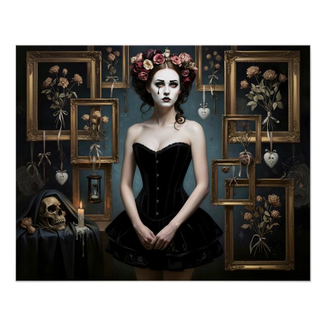 Póster Dark Romantic Gothic Design (Anverso)