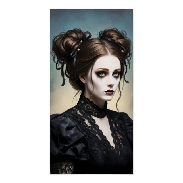 Póster Dark Romantic Gothic Design (Anverso)