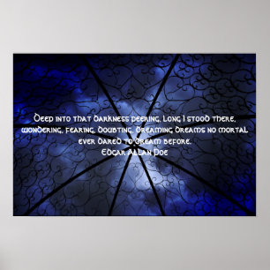 Póster Darkness Gazebo - Edgar Allen Poe