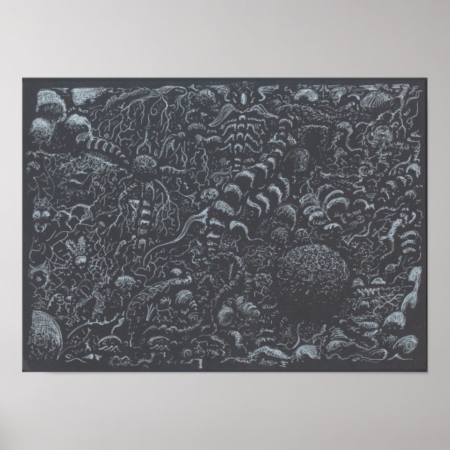 Póster Darkworld, por Brian Benson. (Frente)