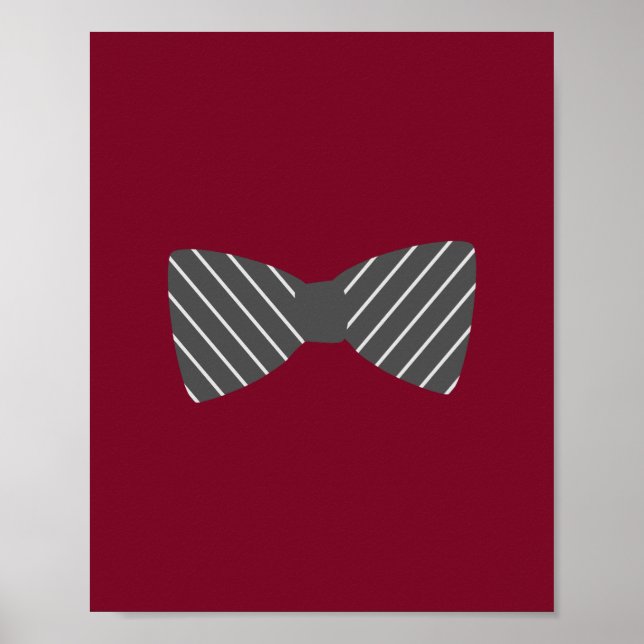 Póster Darling Dapper Bowtie Nursery Wall Art (Frente)