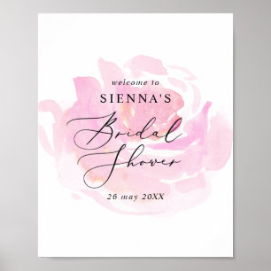 Póster Darling Rosa Nodal Shower Bienvenida