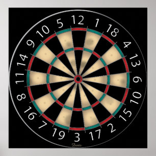 Póster Dart Board