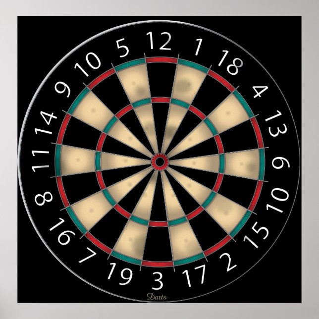 Póster Dart Board (Frente)
