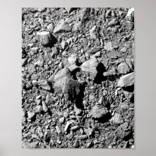 Póster DART Dimorfo Asteroide Moonlet Surface