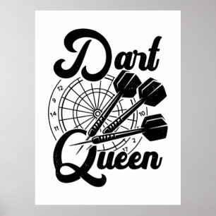 Póster Dart Queen