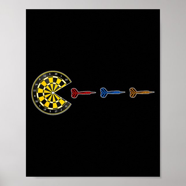 Póster Darts - dart-man  (Frente)