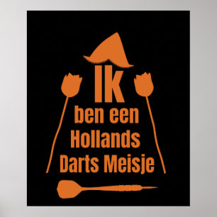 Póster Darts -Ik Ben Een Holland's Darts Jongen