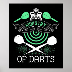 Póster Darts - Ministerio De Dardos