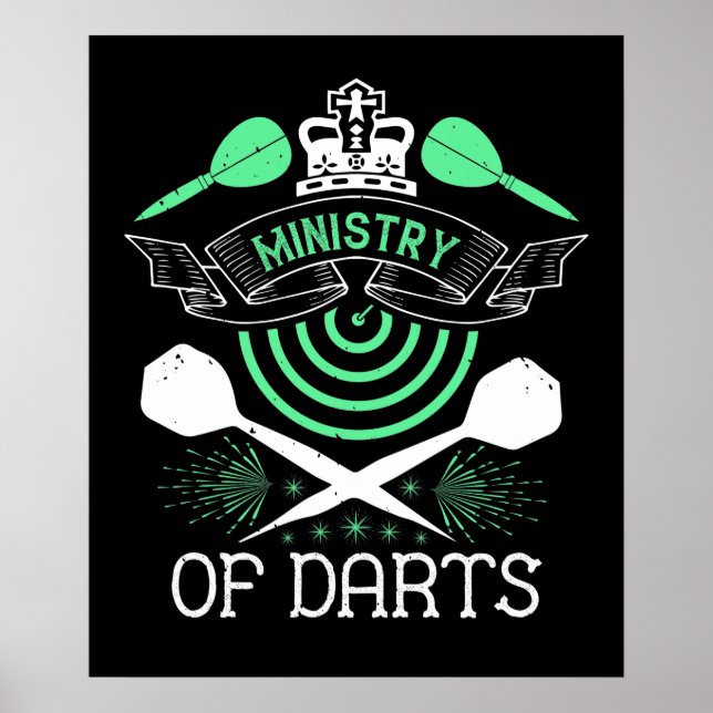 Póster Darts - Ministerio De Dardos (Frente)