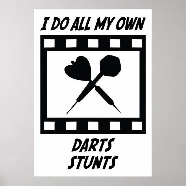 Póster Darts Stunts (Frente)