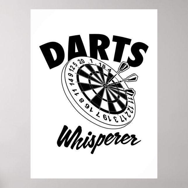 Póster Darts Whisperer (Frente)