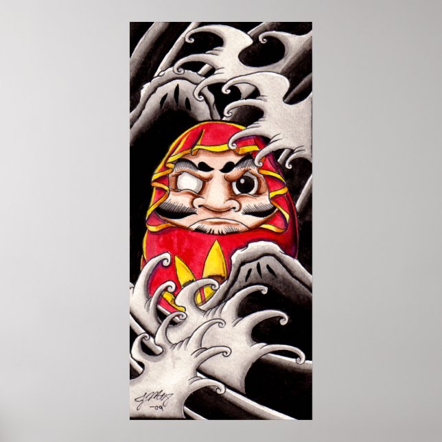 Póster "Daruma-San" (Frente)