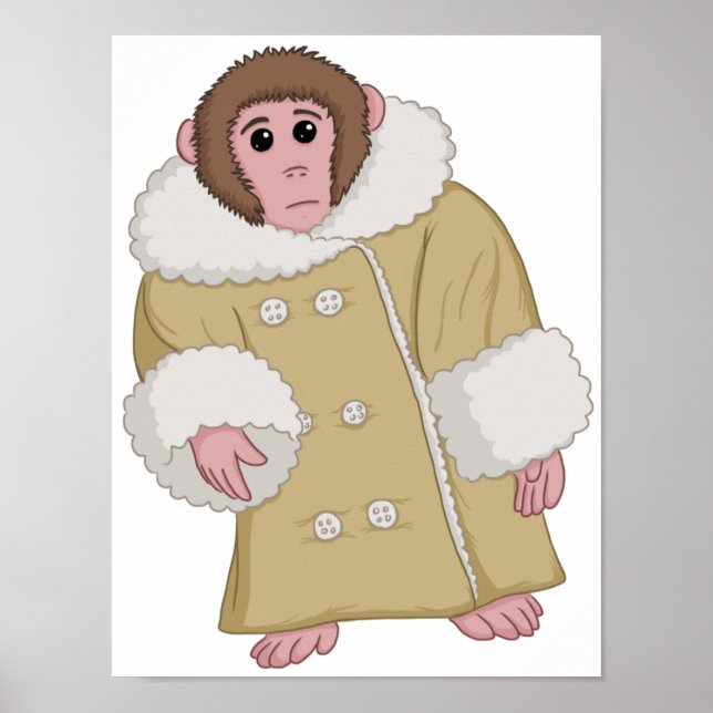 Póster Darwin el mono de Ikea (Frente)