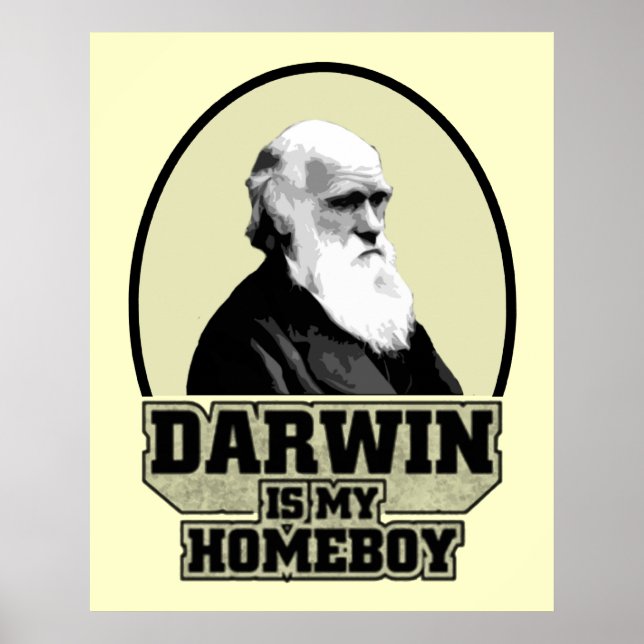 Póster Darwin Es Mi Homeboy (Frente)