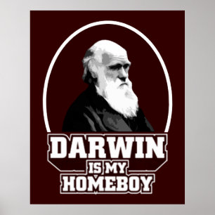 Póster Darwin Es Mi Homeboy