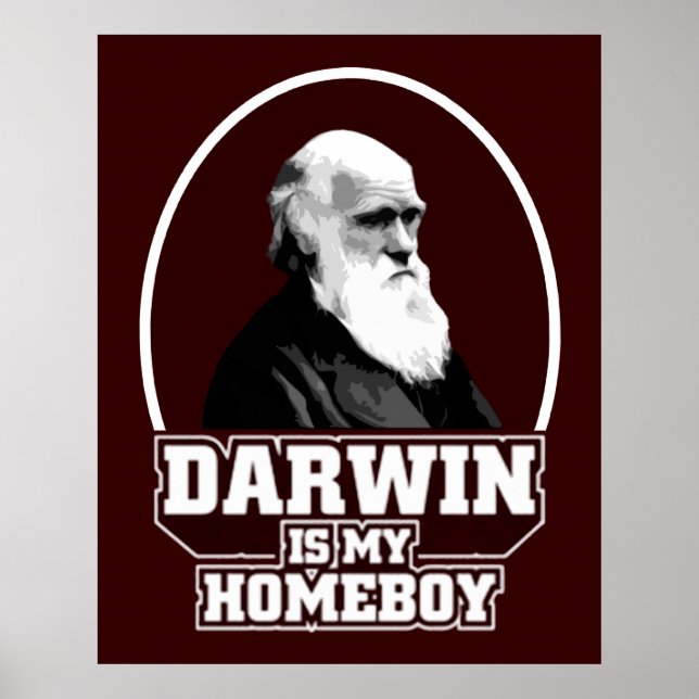 Póster Darwin Es Mi Homeboy (Frente)