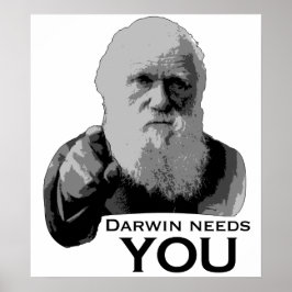Póster ¡Darwin Te Necesita!