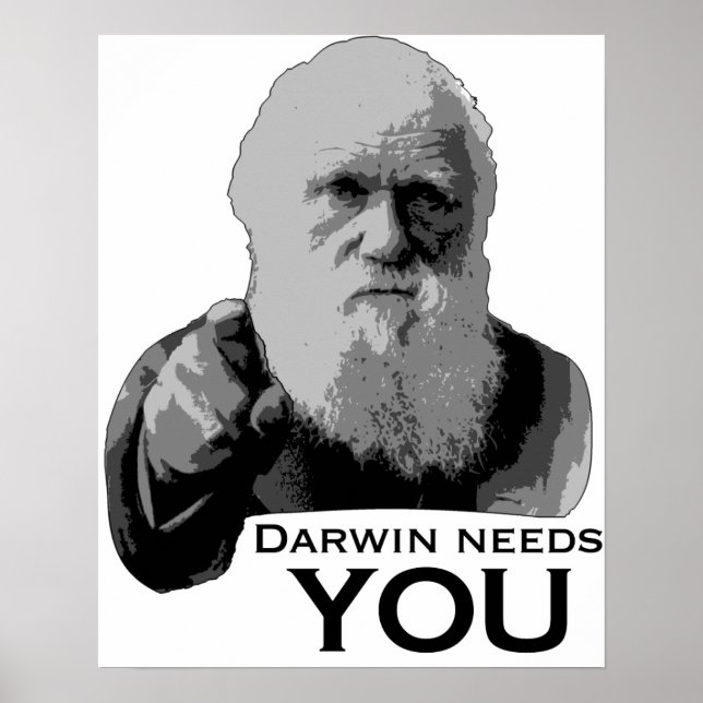 Póster ¡Darwin te necesita! (Frente)
