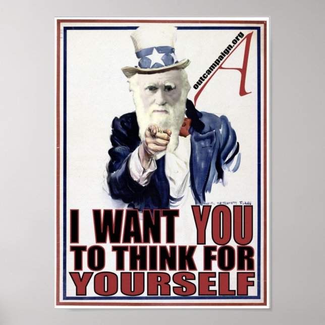 Póster Darwin Wants You (Frente)