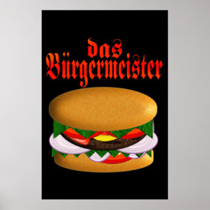 Póster das Burgermeister Poster