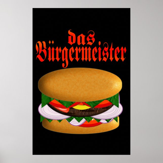 Póster das Burgermeister Poster (Frente)