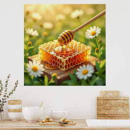 Póster Das Gold der Natur Honig