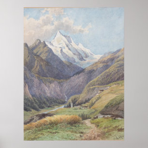 Póster Das Mölltal mit dem Großglockner - Carl Lafite