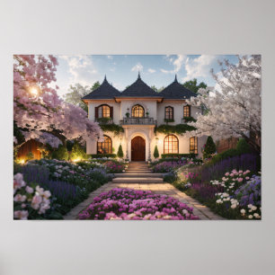 Póster Das perfekte Traumhaus
