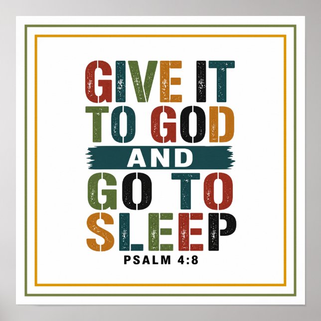 Póster Dáselo a Dios y Vete a Dormir (Frente)
