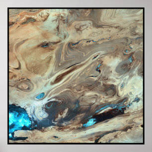 Póster Dasht-e Kevir Gran Desierto Salino Irán