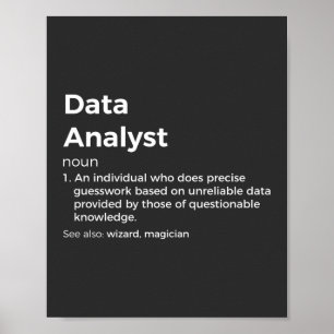 Póster Data Analyst Definition