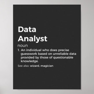 Póster Data Analyst Definition