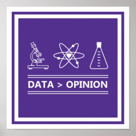Póster Datos > ciencias de la opinión