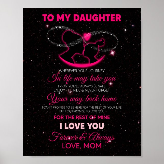 Póster Daughter Lovers | A Mi Hija La Mamá De Amor (Frente)