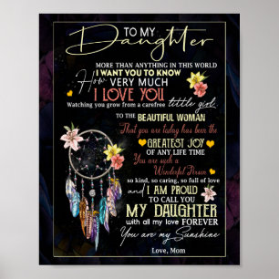 Póster Daughter Lovers   A Mi Hija La Mamá De Amor