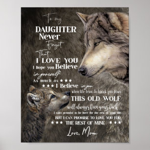 Póster Daughter Lovers   A Mi Hija La Mamá De Amor