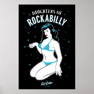 Póster Daughters of Rockabilly