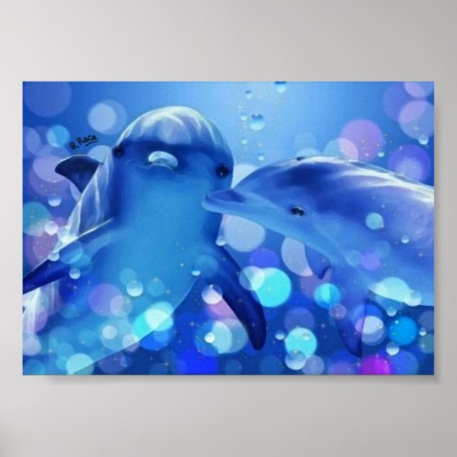 Póster Dauphins á l'huile (Frente)