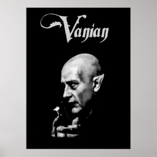 Póster Dave Vanian Nosferatu Live