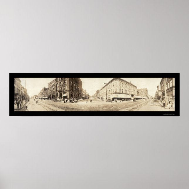 Póster Davenport, Iowa Photo 1907 (Frente)